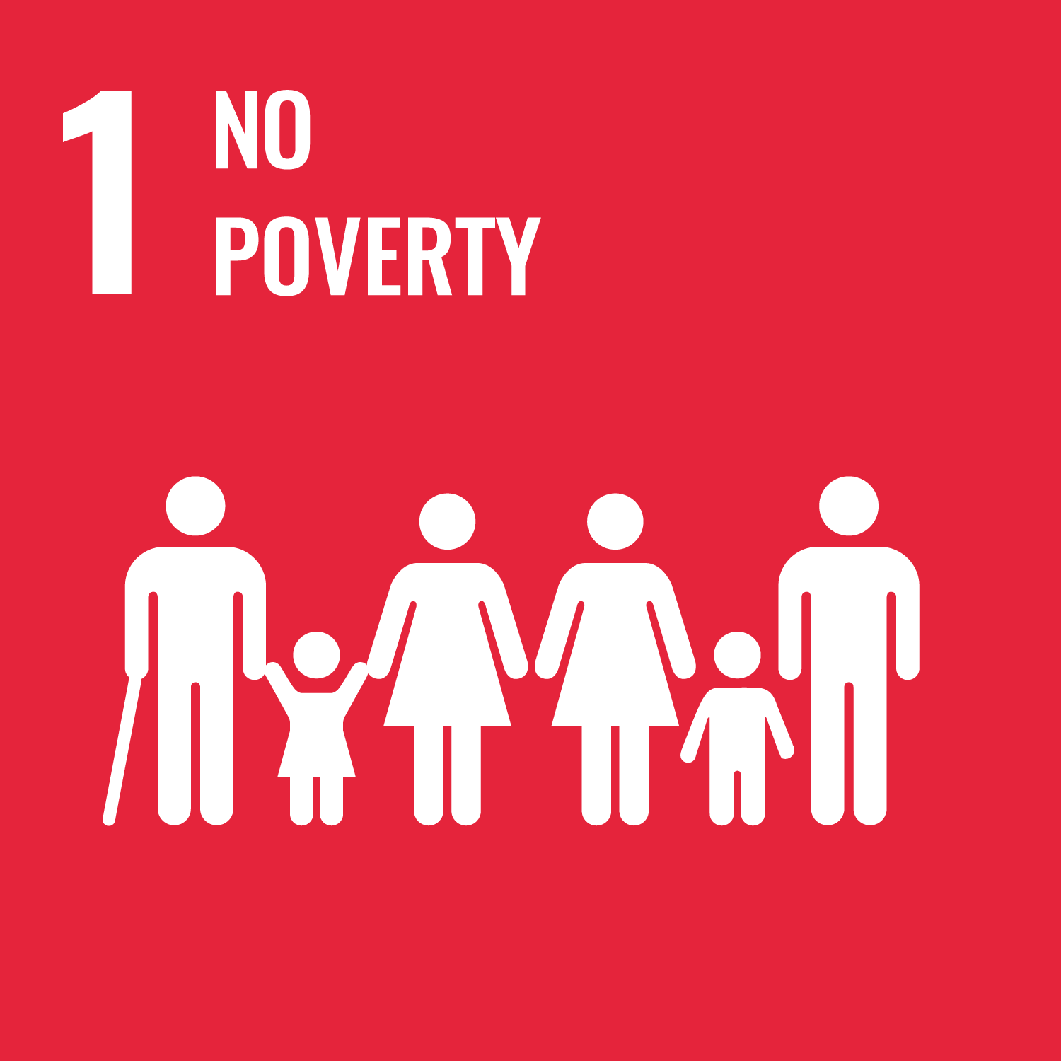 SDG 1 No Poverty Graphic